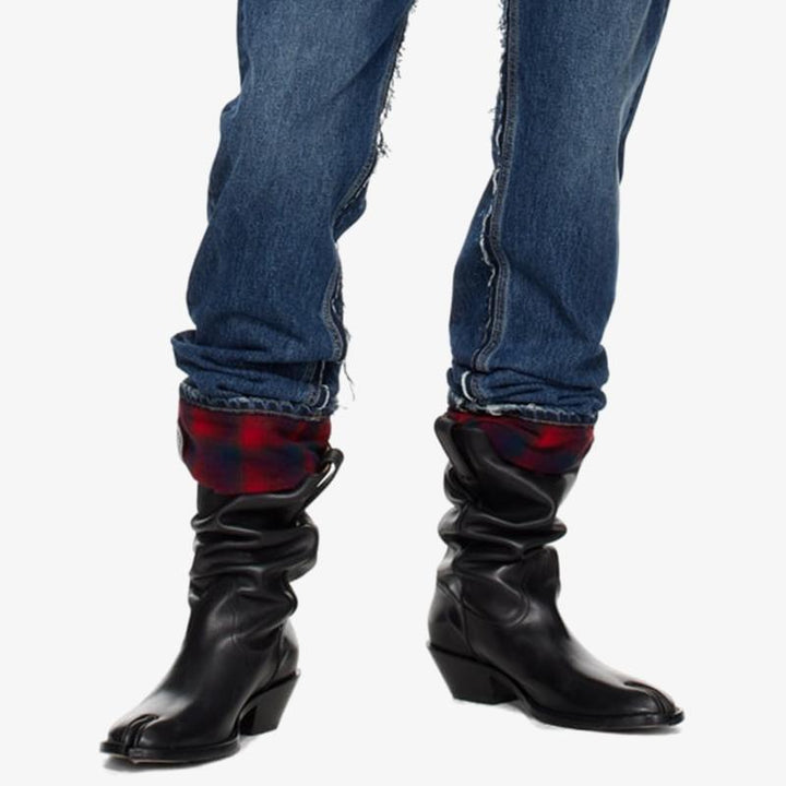 Buffed Calfskin Ankle Boots Women's - Arno Conti Shoe