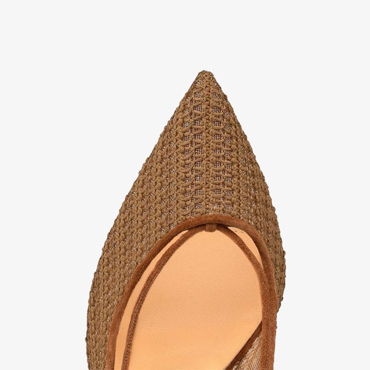 Mesh Pump with Ankle Tie - ARNO CONTI