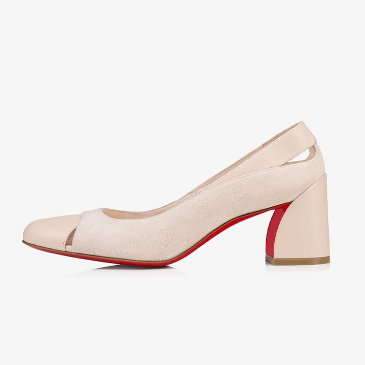 High-quality Suede and Leather Pump - ARNO CONTI