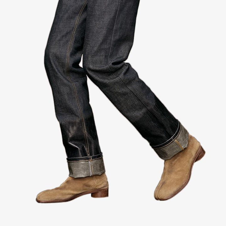 Suede Ankle Boots with Aged Finish - Arno Conti Shoe