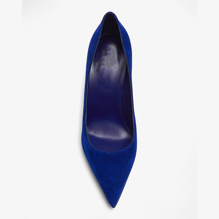 Suede Pumps with 100 mm new design Heel - ARNO CONTI