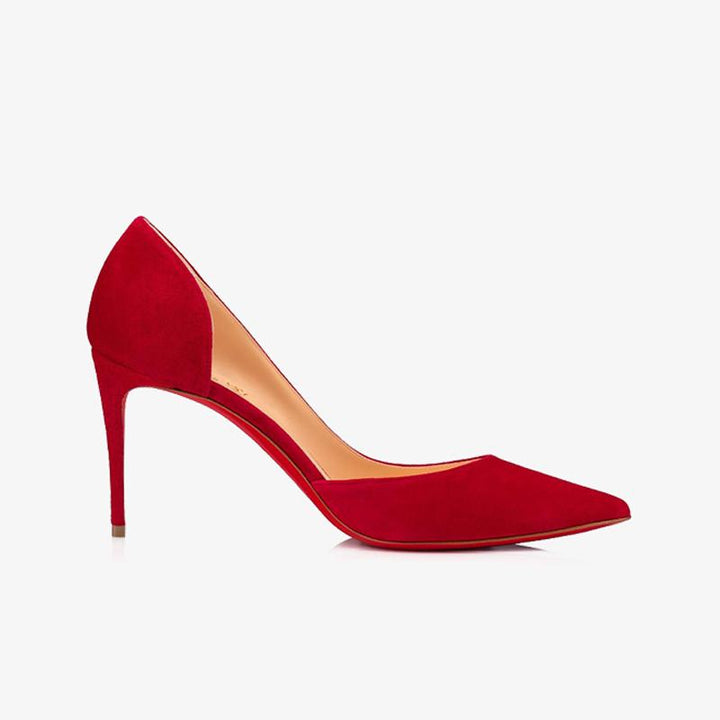 Red Suede Pumps - ARNO CONTI