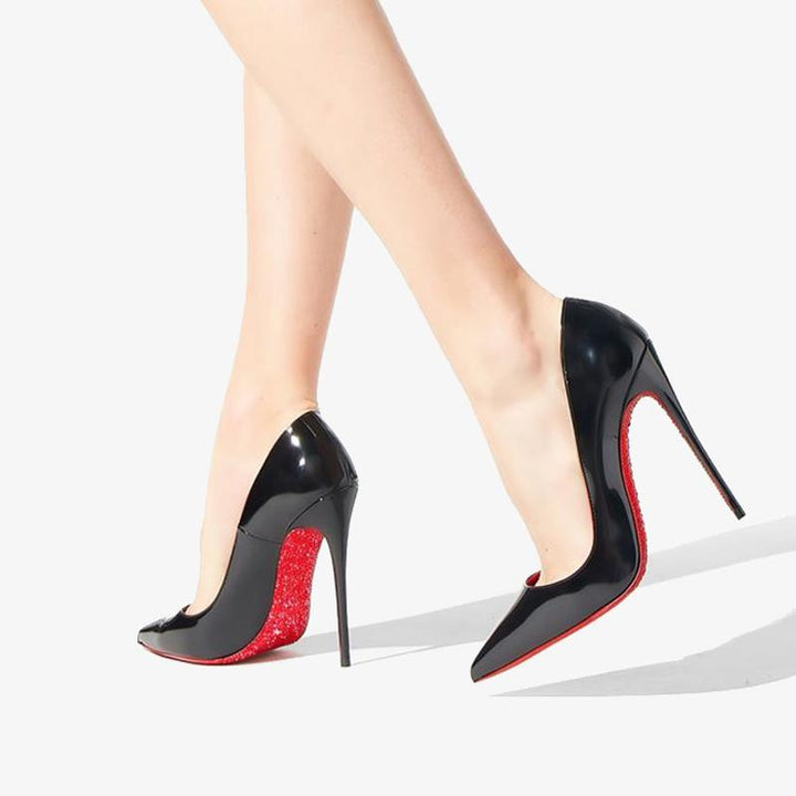 Patent Leather Pumps Sparkling Sole - ARNO CONTI