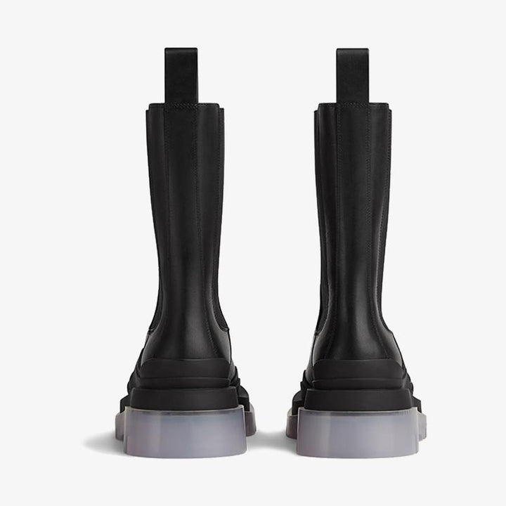 Black/Silver Chelsea Boots - Arno Conti Shoe