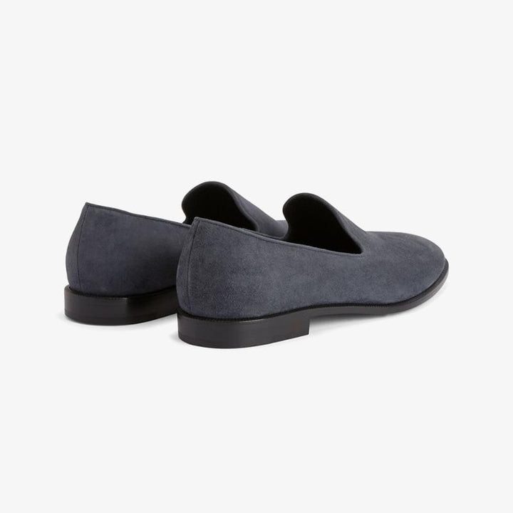 Ash Grey Suede Loafers - Arno Conti Shoe