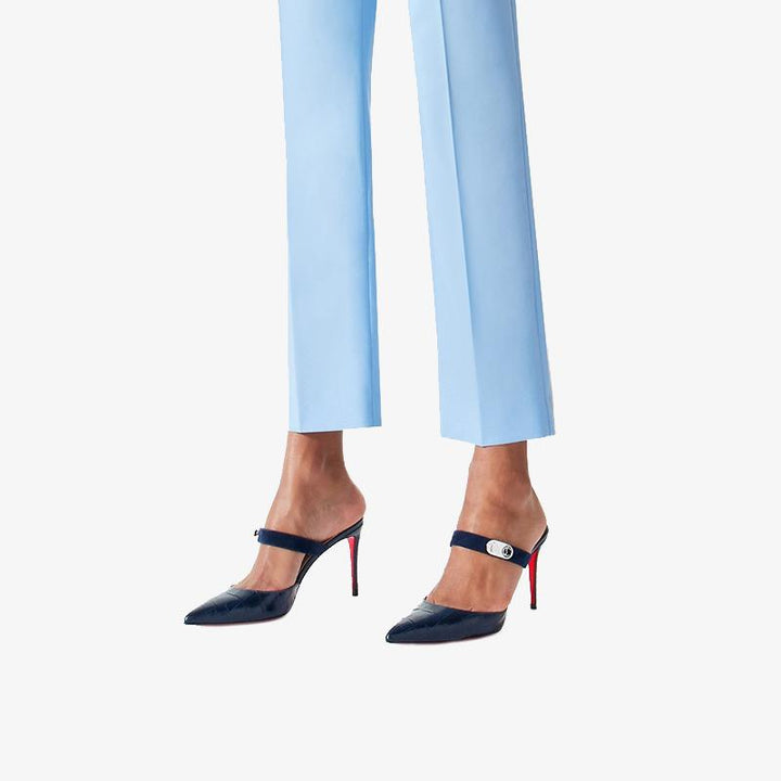 Alligator-Embossed Sandal - ARNO CONTI