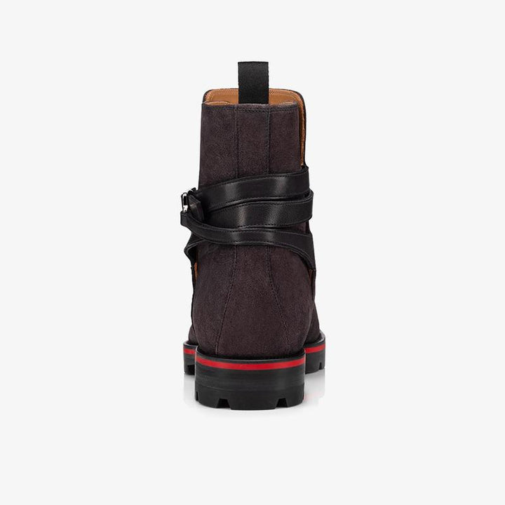 Western-Inspired Urban Dark Red Boot - ARNO CONTI