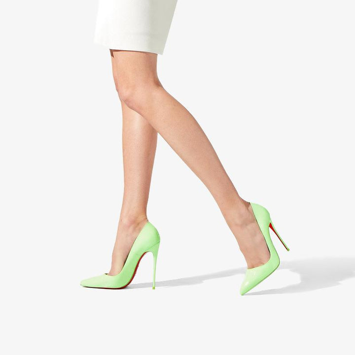 Glossy Green Pointy Pump - ARNO CONTI