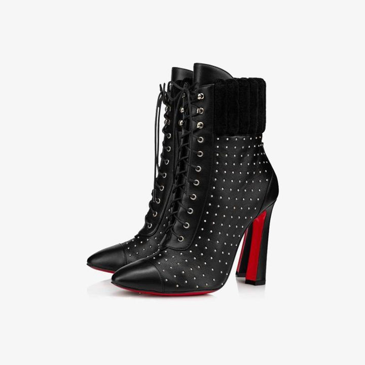 Chic Black Calfskin Ankle Boot - ARNO CONTI