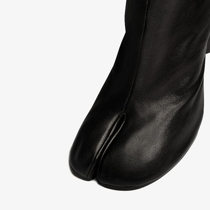 Black Split-Toe Boots Women's - Arno Conti Shoe