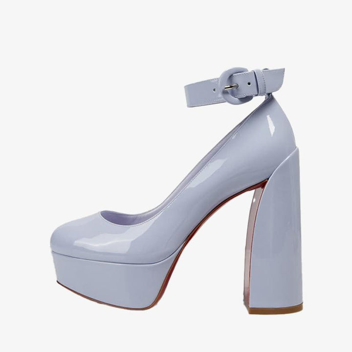 Purple Patent Leather Pumps 140mm Heel - ARNO CONTI