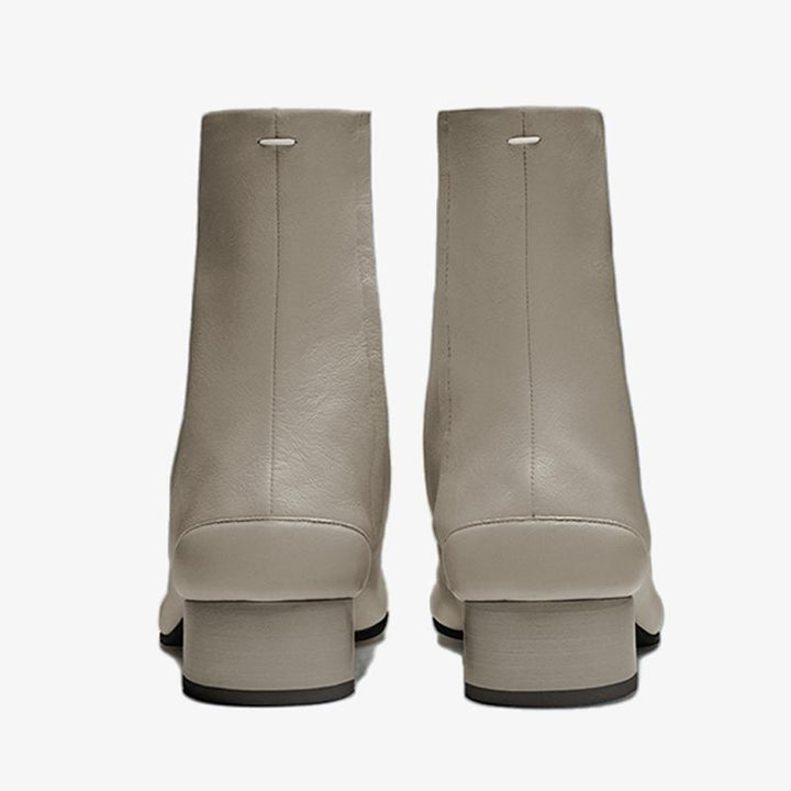 Calf Leather Tabi Split-Toe Ankle Boots - Arno Conti Shoe