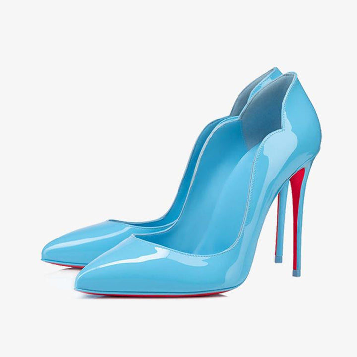 Glossy Blue Pump - ARNO CONTI