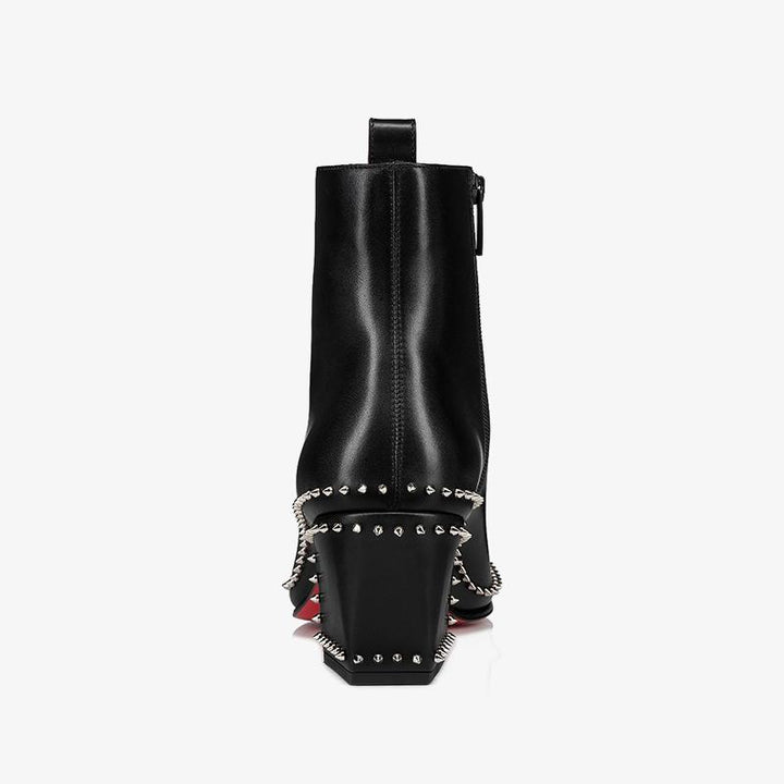 Black Ankle Spikes Boot - ARNO CONTI