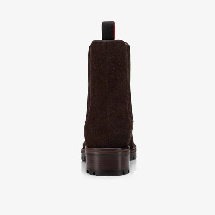 Motorcycle-Inspired Brown suede Boot - ARNO CONTI