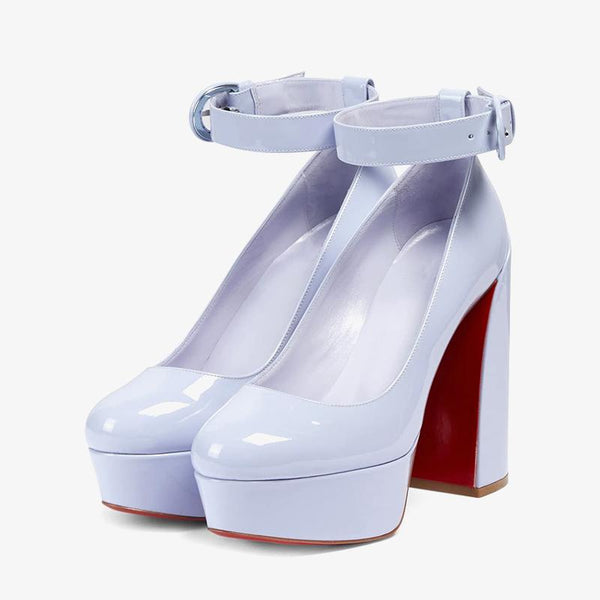 Purple Patent Leather Pumps 140mm Heel - ARNO CONTI