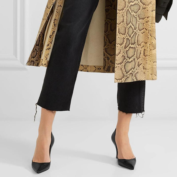 Iconic Black Leather Pumps - ARNO CONTI