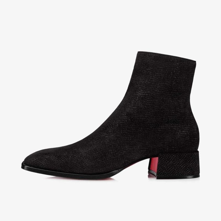 Black Fabric Ankle Boot - ARNO CONTI