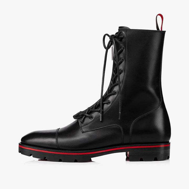 Two-Tone Sole Black Boot - ARNO CONTI