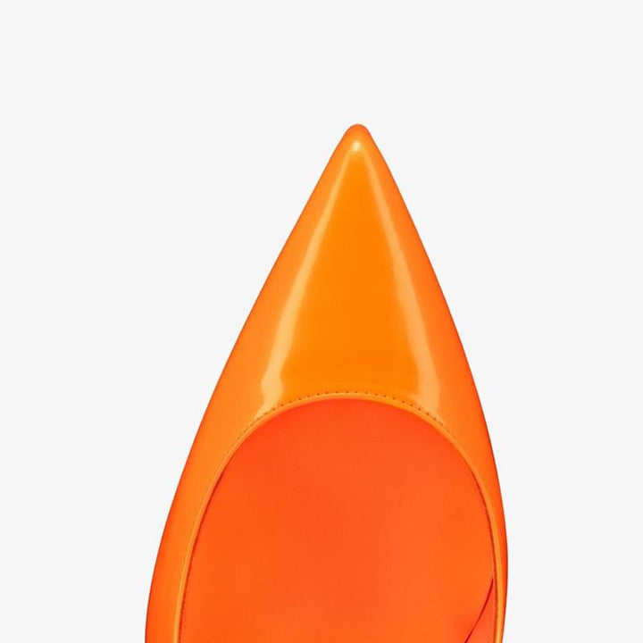 Fluo Orange Patent Leather - ARNO CONTI