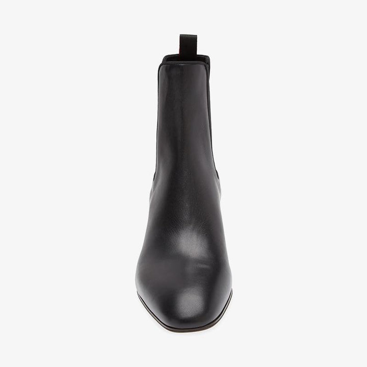 Black Leather Chelsea Boot - ARNO CONTI