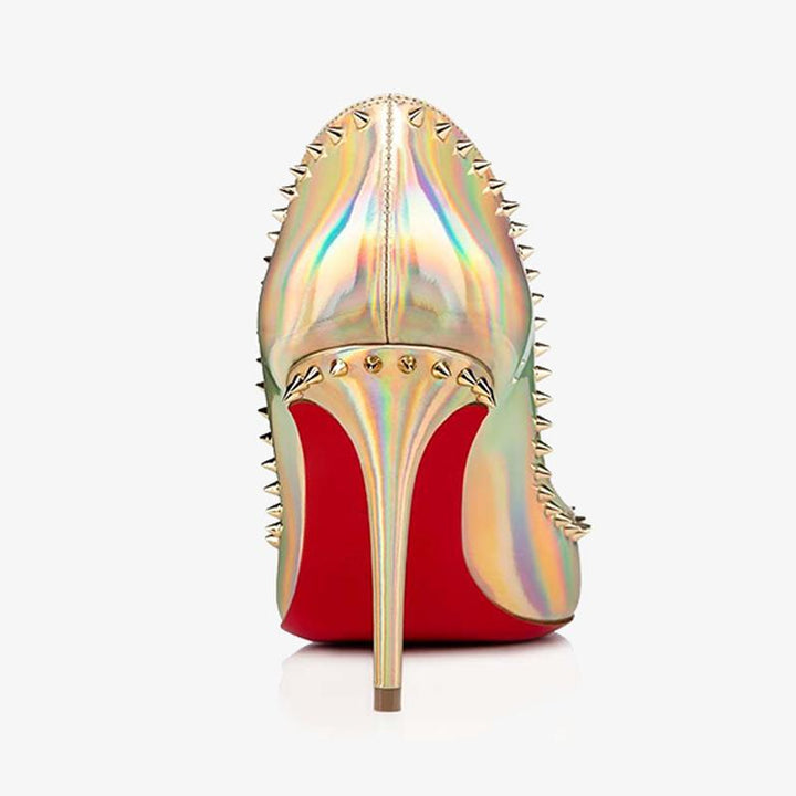 Classic Pump with Spike Embellishments - ARNO CONTI