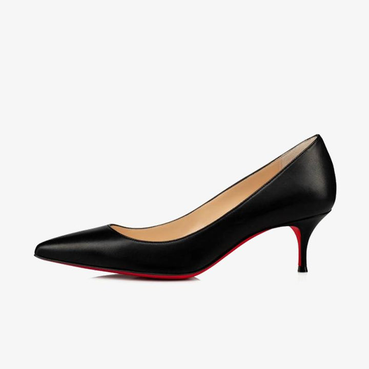 Stylish Black Calf Leather Pump - ARNO CONTI