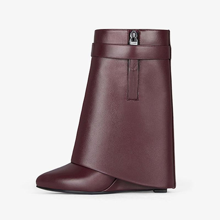 Sophisticated Oxblood Red Ankle Boots - Arno Conti Shoe