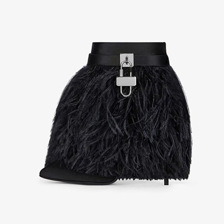 Elegant Black Satin Ankle Boots - Arno Conti Shoe