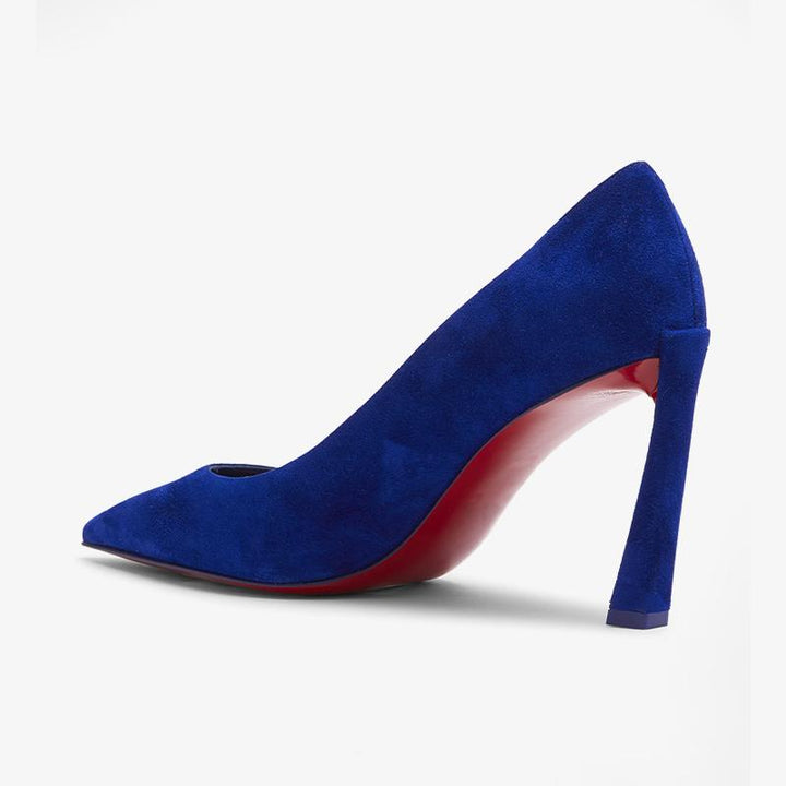 Suede Pumps with 100 mm new design Heel - ARNO CONTI