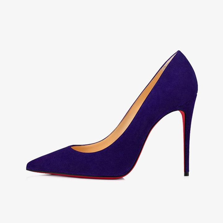 Suede Pointy Pumps - ARNO CONTI