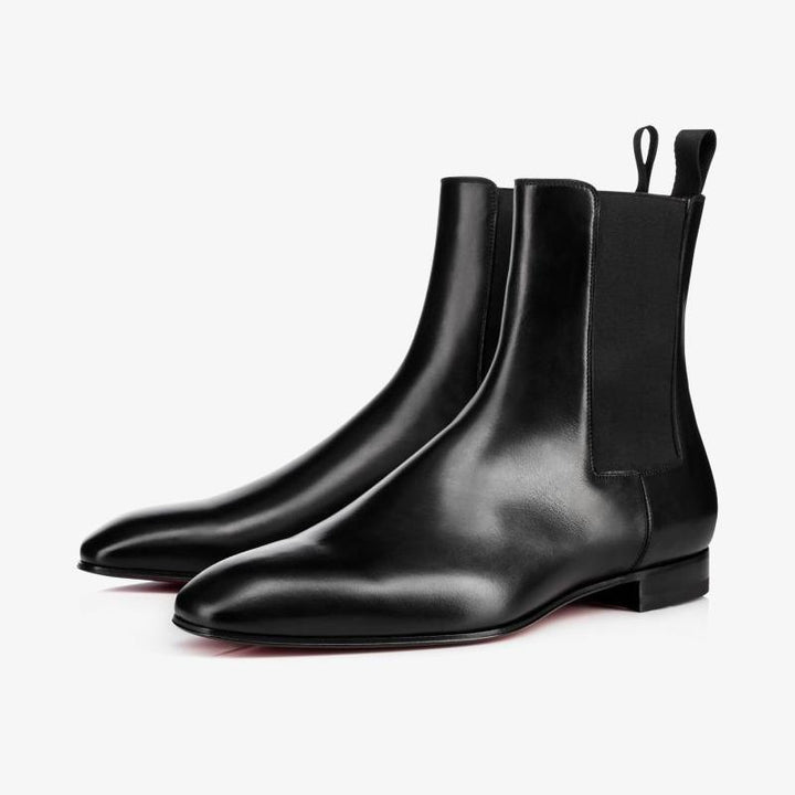 Slim-Fit Black Chelsea Boot - ARNO CONTI