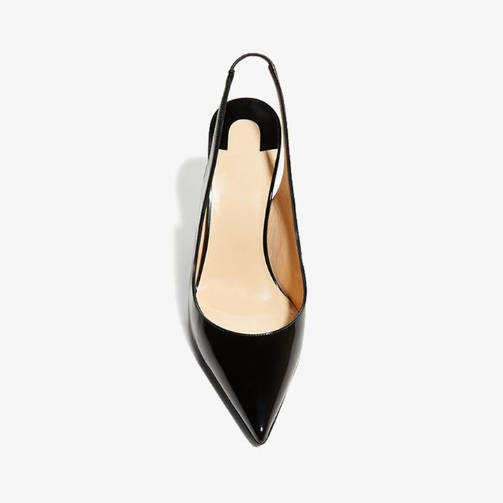 Elegant Patent Calf Leather Pump - ARNO CONTI