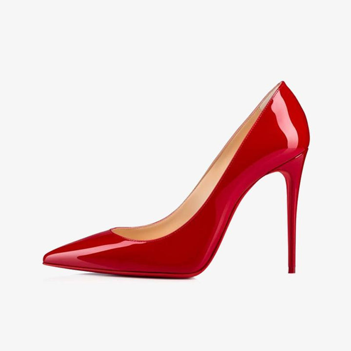 Stylish Red Patent Calf Leather Pump - ARNO CONTI