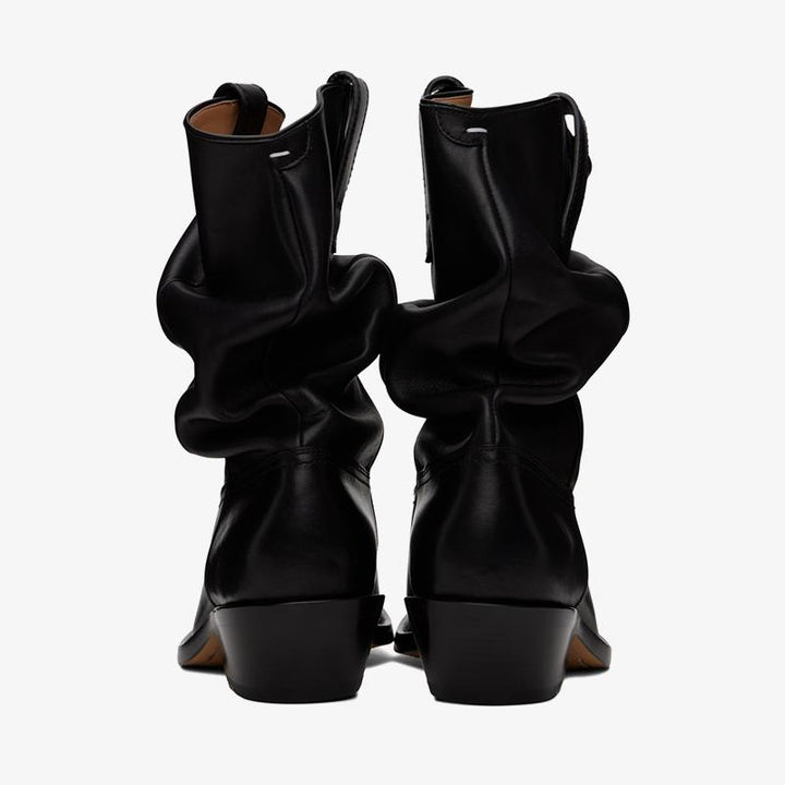 Buffed Calfskin Ankle Boots Women's - Arno Conti Shoe