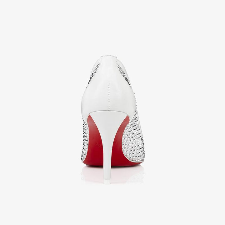 Elegant White Mesh Pumps - ARNO CONTI