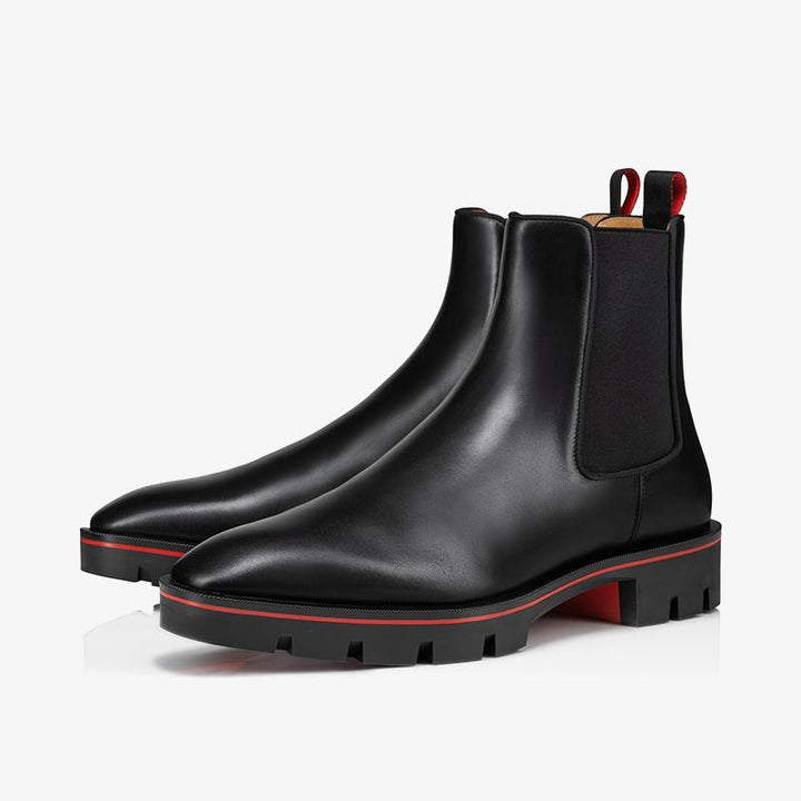 Ankle Boot with Red Lug Sole - ARNO CONTI