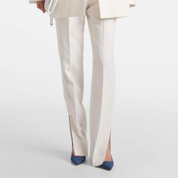 Eye-catching Blue Fabric Toe Pumps - ARNO CONTI