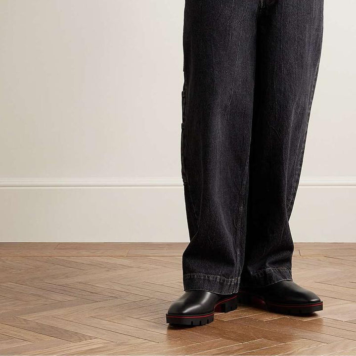 Ankle Boot with Red Lug Sole - ARNO CONTI