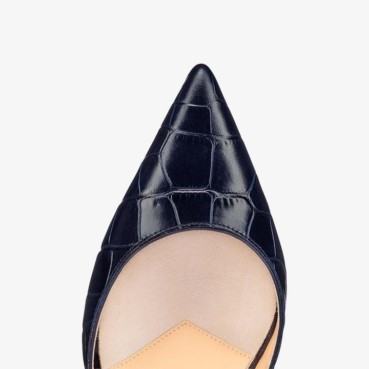 Alligator-Embossed Sandal - ARNO CONTI