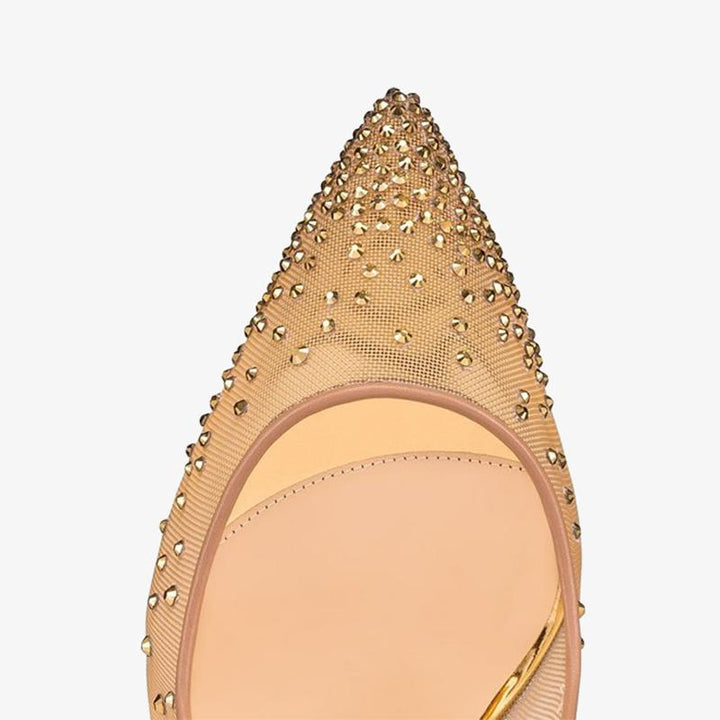 Crystal Gold Strass Pump - ARNO CONTI