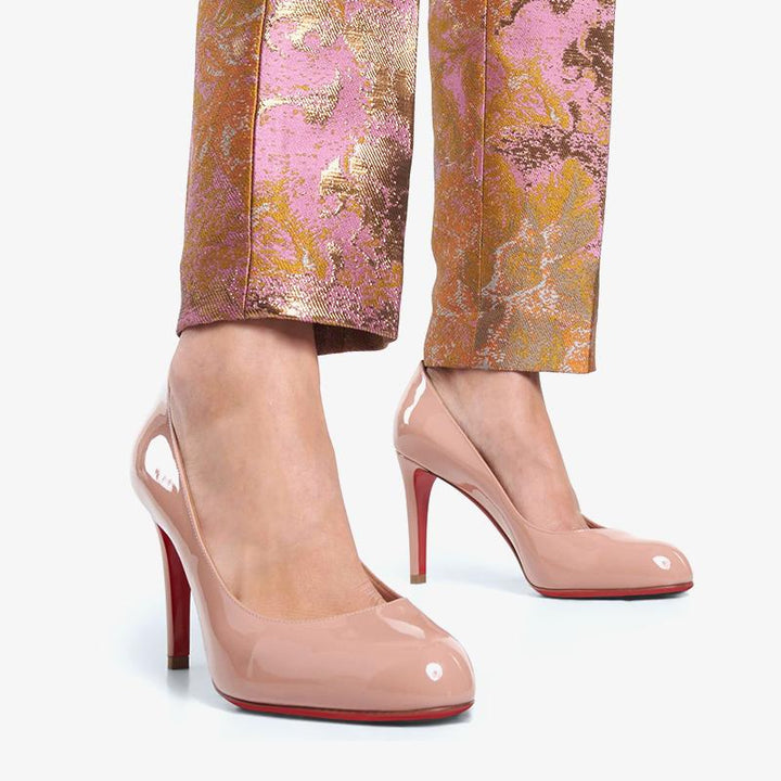 Beige Calf Leather Pumps 80 mm Stiletto - ARNO CONTI