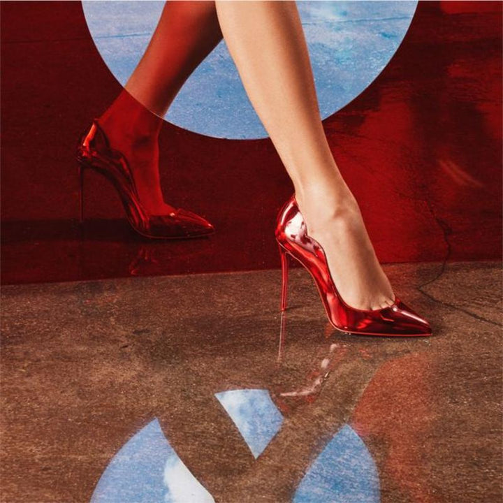 Red Patent Leather Pump - ARNO CONTI