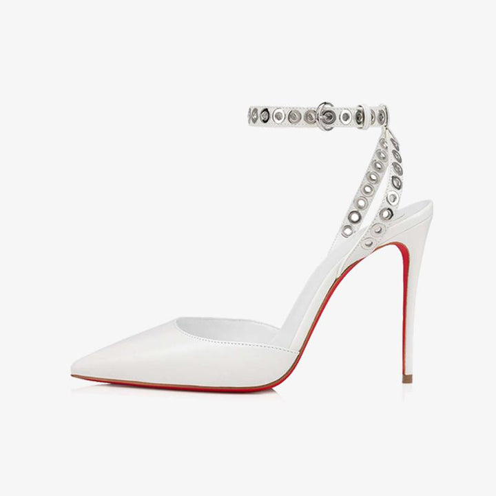 Pump with Choker-Style Ankle Strap - ARNO CONTI