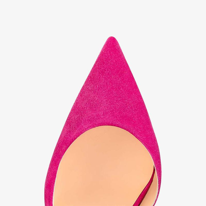Elegant Pink Suede Leather Sandal - ARNO CONTI