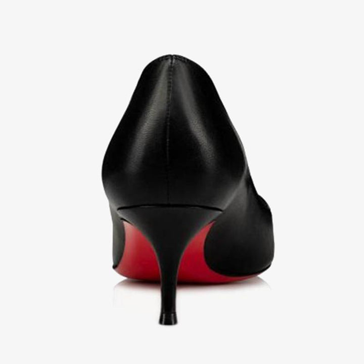 Stylish Black Calf Leather Pump - ARNO CONTI