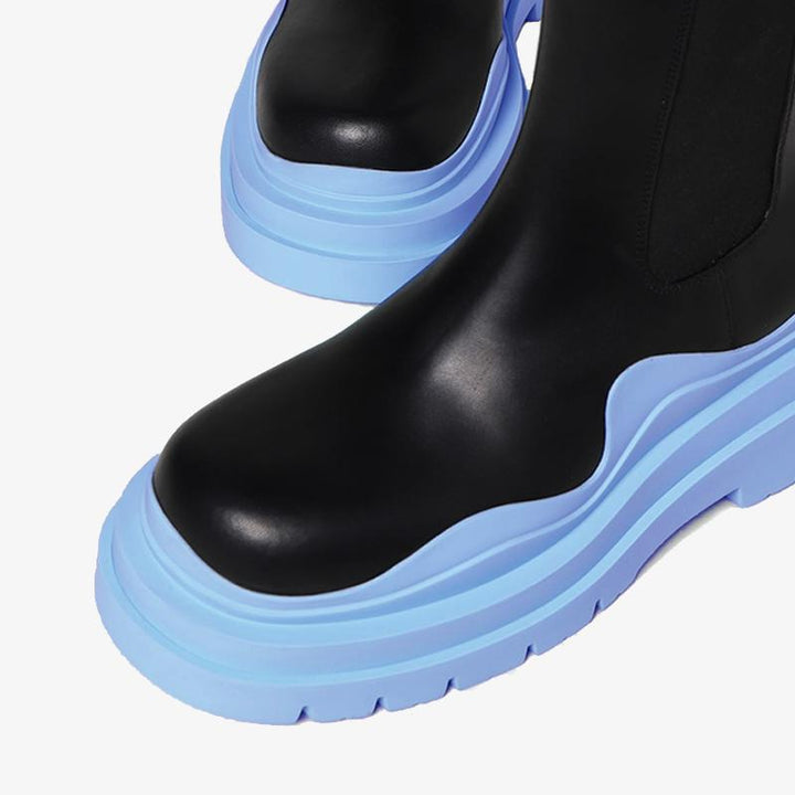 Blue/Black Chelsea Boots - Arno Conti Shoe