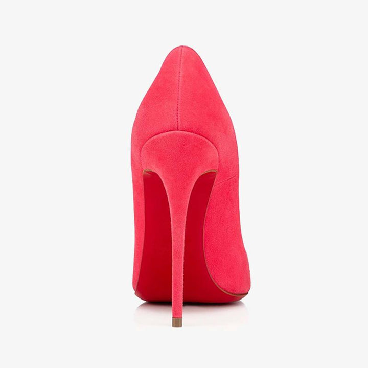 Versatile Pink Suede Pointy Pump - ARNO CONTI