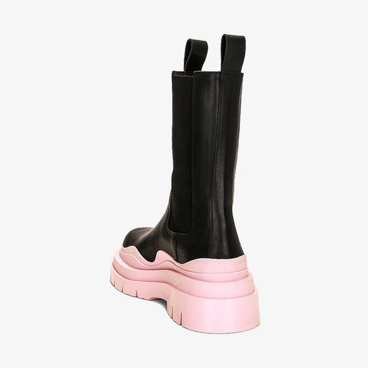 Pink/Black Chelsea Boots - Arno Conti Shoe