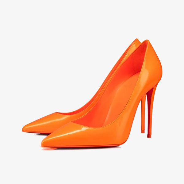 Fluo Orange Patent Leather - ARNO CONTI